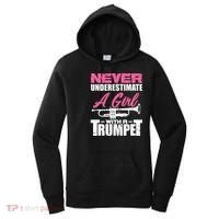 Trumpet Girl Funny Trumpet Player Marching Band Women's Hoodie thumb 0