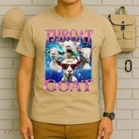 Throat Goat Funny Inappropriate Adult Humor Unhinged Meme T-Shirt thumb 6