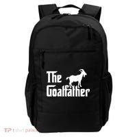 The Goatfather Funny Goat Father Lover Gift Backpack thumb 0