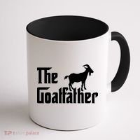 The Goatfather Funny Goat Father Lover Gift Coffee Mug thumb 1