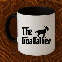 The Goatfather Funny Goat Father Lover Gift Coffee Mug thumb 2