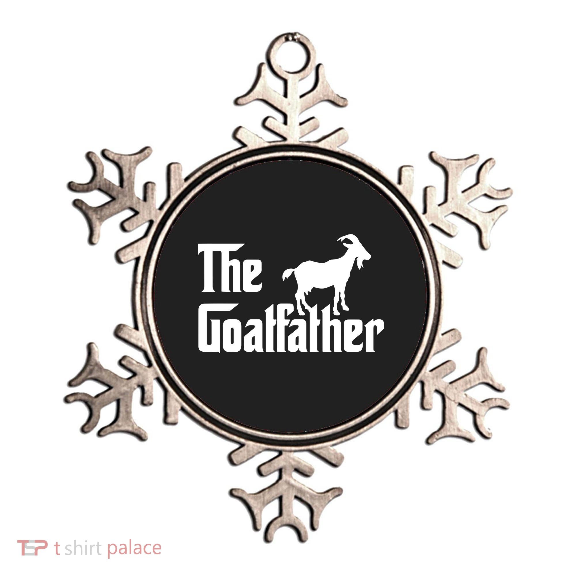 The Goatfather Funny Goat Father Lover Gift Ornament