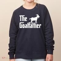 The Goatfather Funny Goat Father Lover Gift Women's Sweatshirt thumb 0