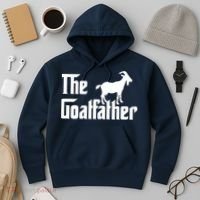 The Goatfather Funny Goat Father Lover Gift Hoodie thumb 3