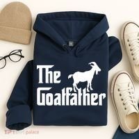 The Goatfather Funny Goat Father Lover Gift Hoodie thumb 4