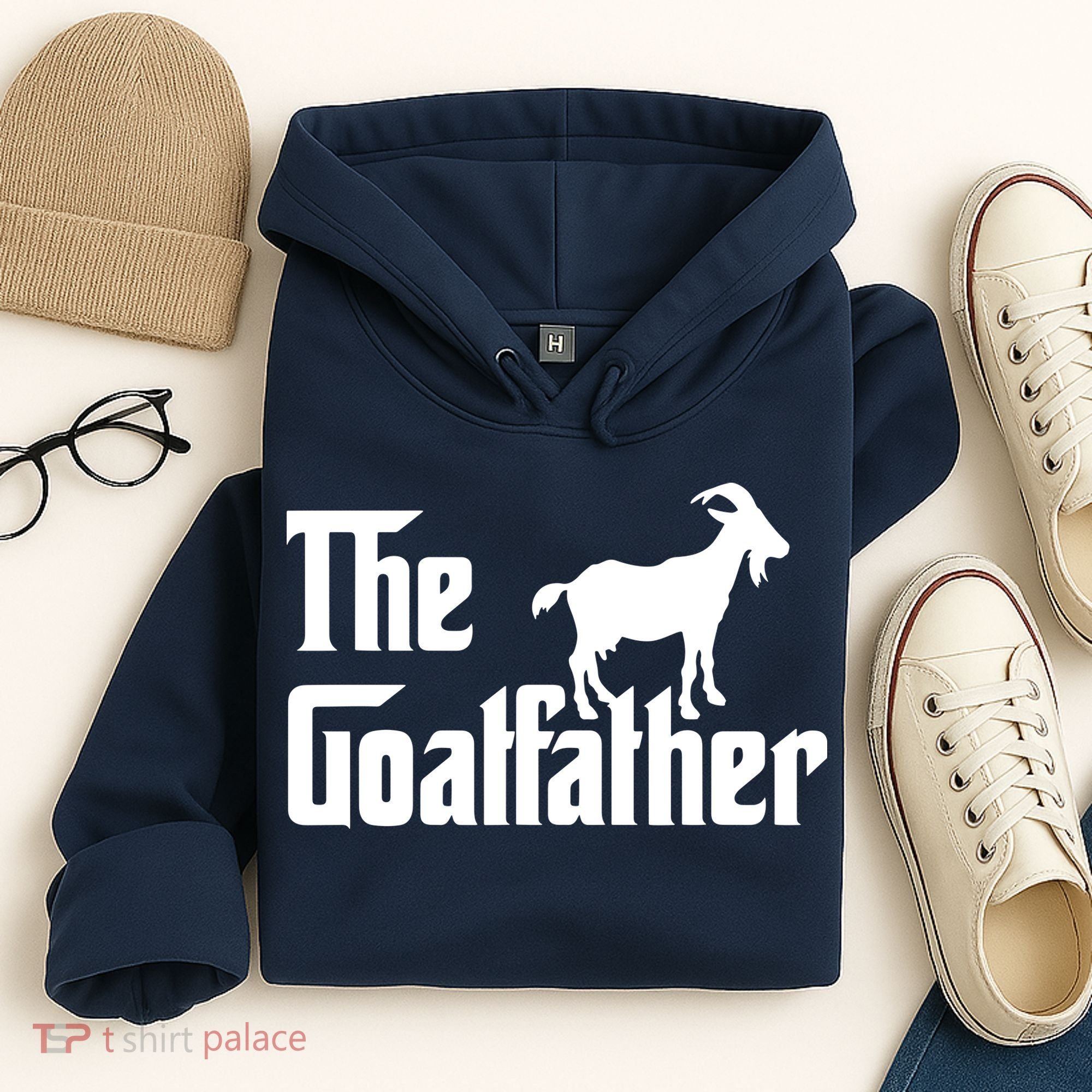The Goatfather Funny Goat Father Lover Gift Hoodie