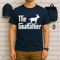 The Goatfather Funny Goat Father Lover Gift T-Shirt thumb 6