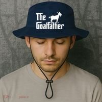 The Goatfather Funny Goat Father Lover Gift Bucket Hat thumb 2