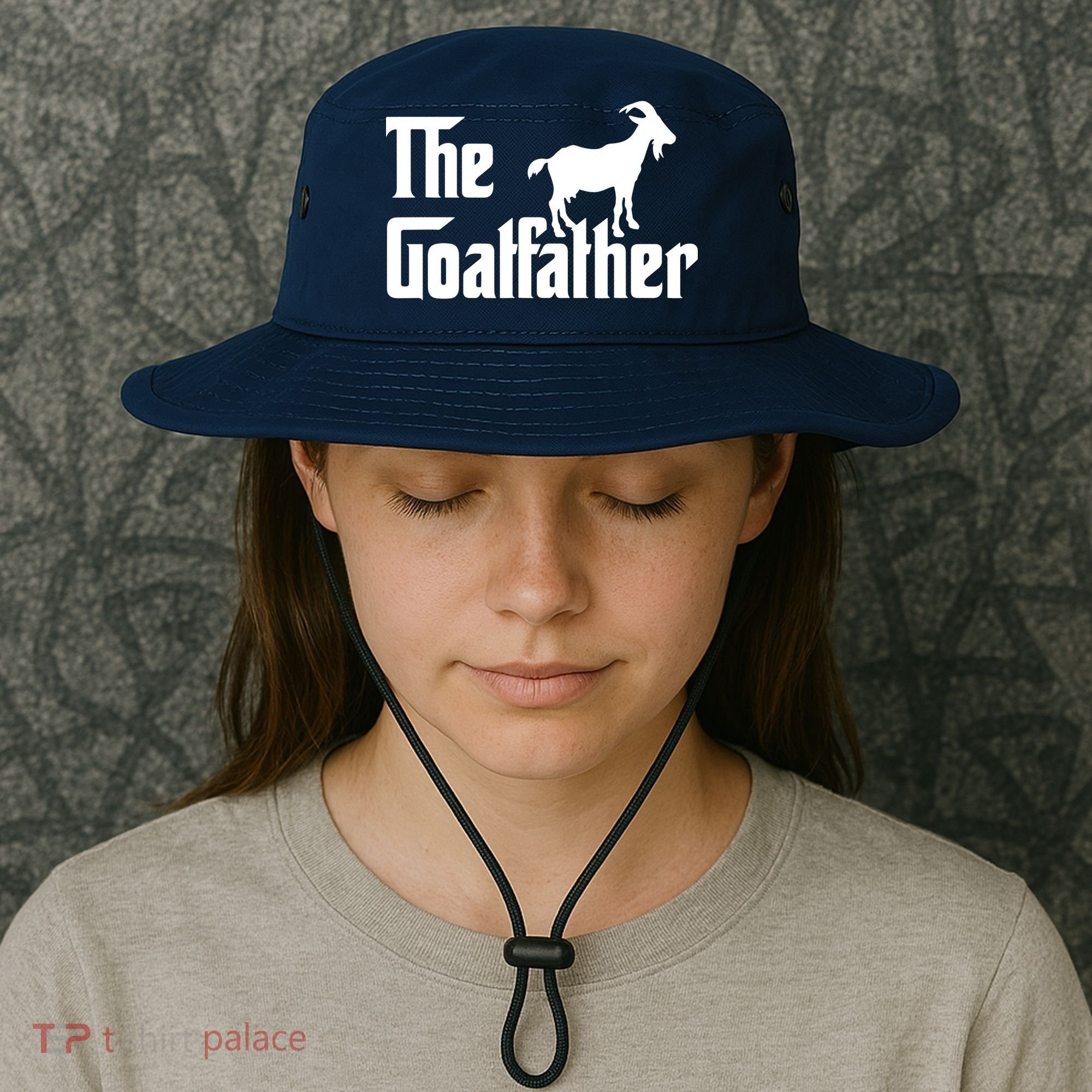 The Goatfather Funny Goat Father Lover Gift Bucket Hat