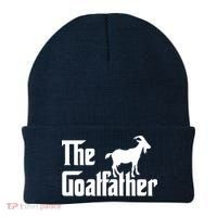 The Goatfather Funny Goat Father Lover Gift Beanie thumb 0