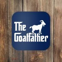 The Goatfather Funny Goat Father Lover Gift Coaster thumb 0