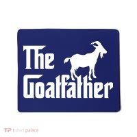 The Goatfather Funny Goat Father Lover Gift Mousepad thumb 0