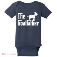 The Goatfather Funny Goat Father Lover Gift Baby Bodysuit thumb 0