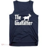The Goatfather Funny Goat Father Lover Gift Tank Top thumb 0