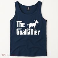 The Goatfather Funny Goat Father Lover Gift Tank Top thumb 2