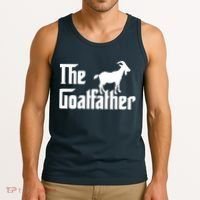 The Goatfather Funny Goat Father Lover Gift Tank Top thumb 3