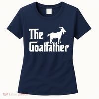 The Goatfather Funny Goat Father Lover Gift Women's T-Shirt thumb 0