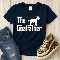 The Goatfather Funny Goat Father Lover Gift Women's T-Shirt thumb 3