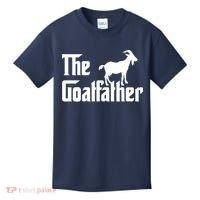 The Goatfather Funny Goat Father Lover Gift Kids T-Shirt thumb 0