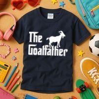The Goatfather Funny Goat Father Lover Gift Kids T-Shirt thumb 3