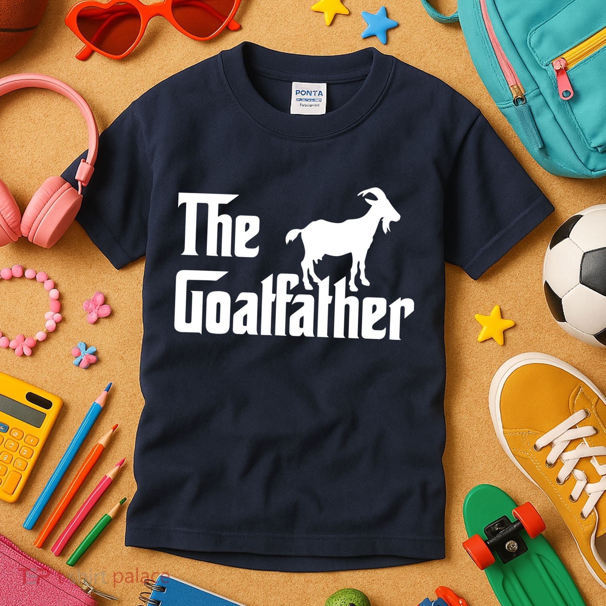 The Goatfather Funny Goat Father Lover Gift Kids T-Shirt