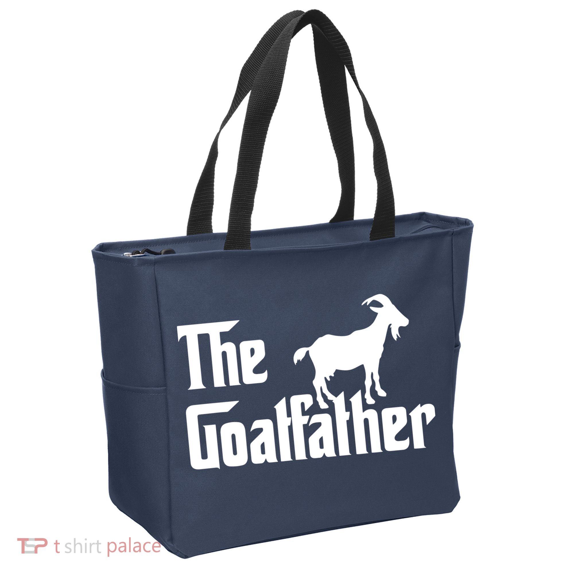 The Goatfather Funny Goat Father Lover Gift Tote Bag