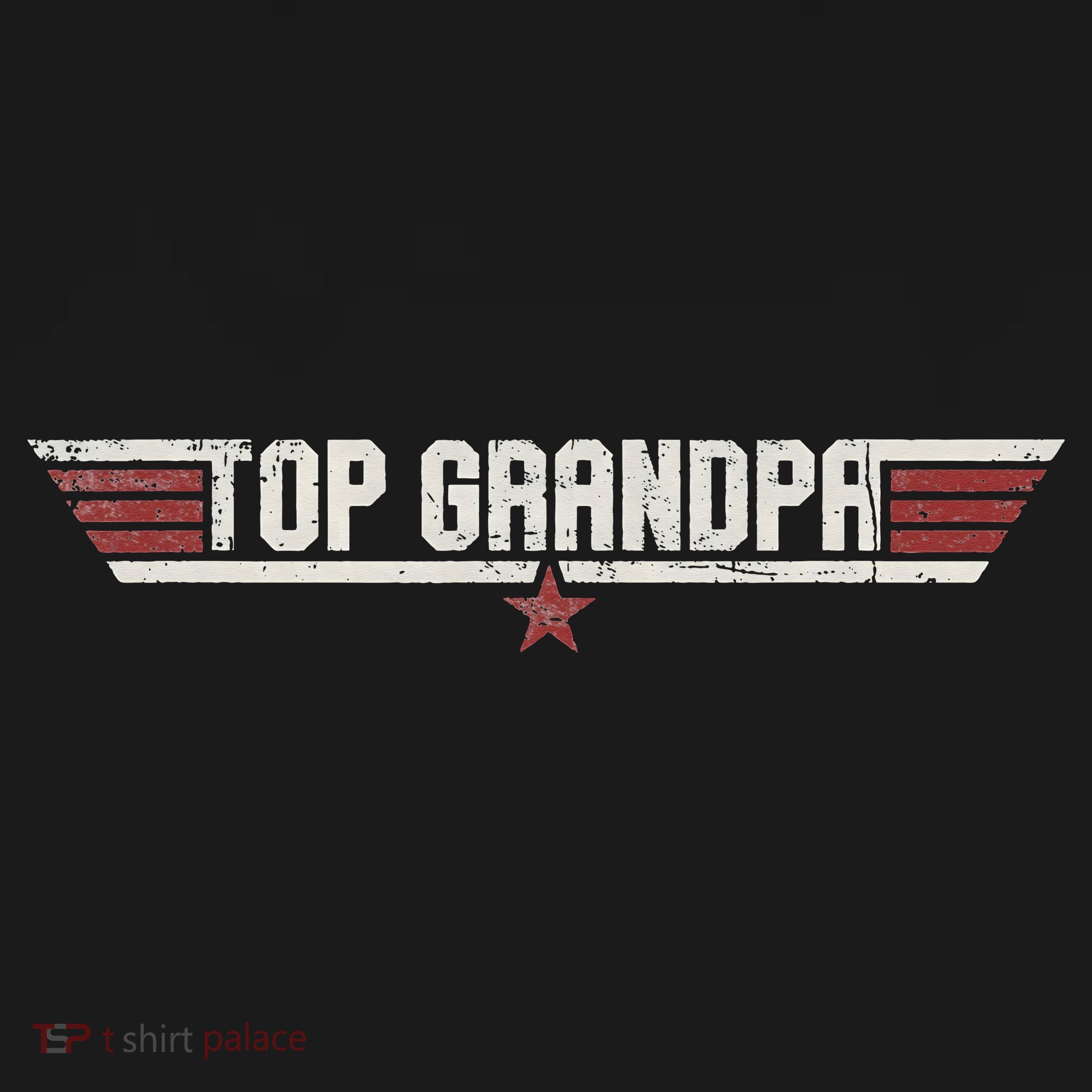 Top Grandpa Funny Vintage 80s 80's Grandfather Father's Day T-Shirt