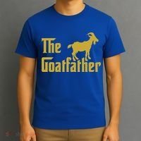 The Goatfather Funny Goat Father Goat Farmer Goat Lover T-Shirt thumb 3