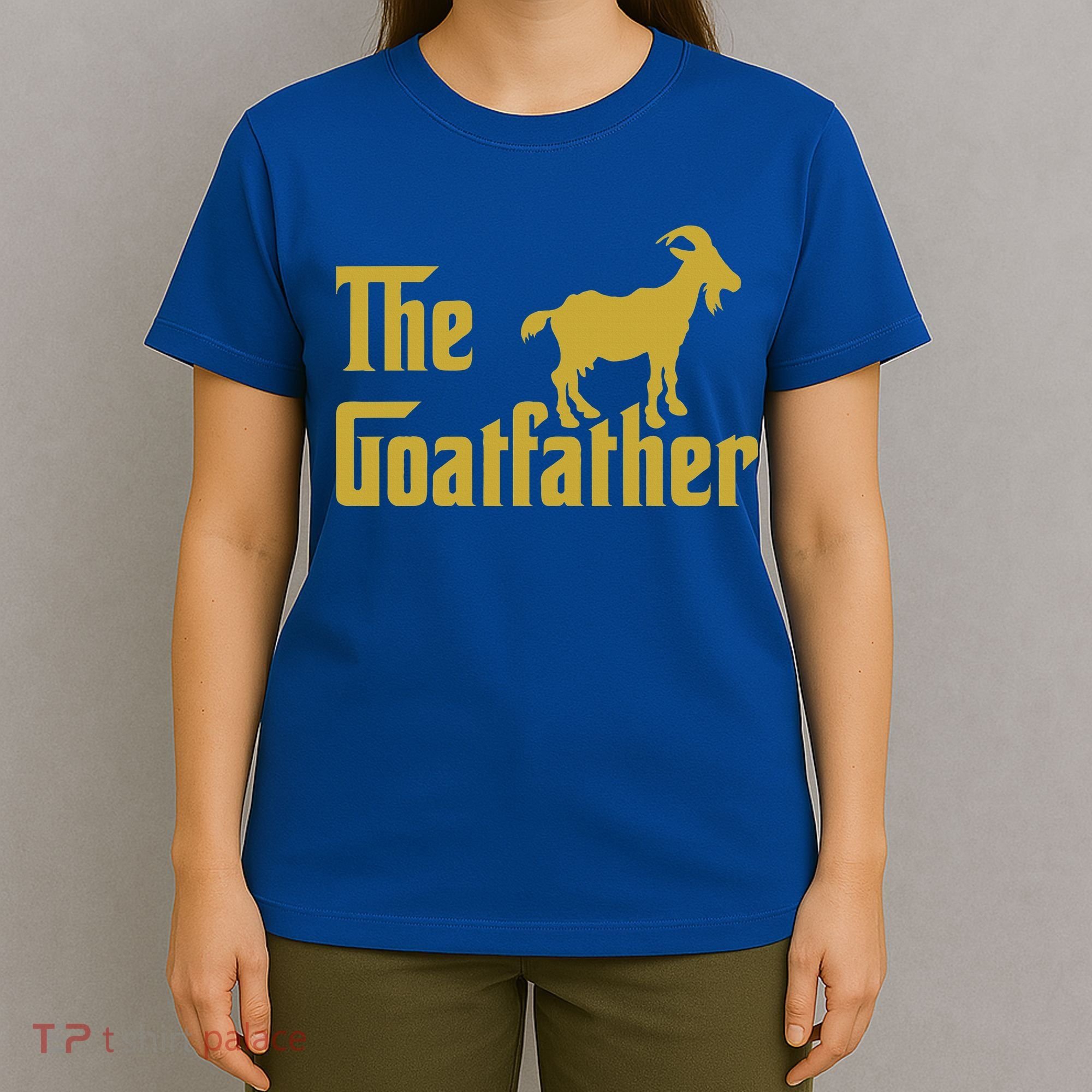 The Goatfather Funny Goat Father Goat Farmer Goat Lover T-Shirt