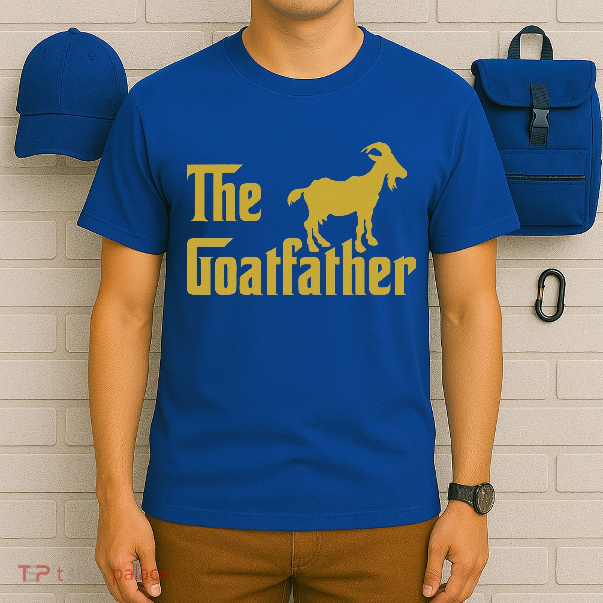 The Goatfather Funny Goat Father Goat Farmer Goat Lover T-Shirt