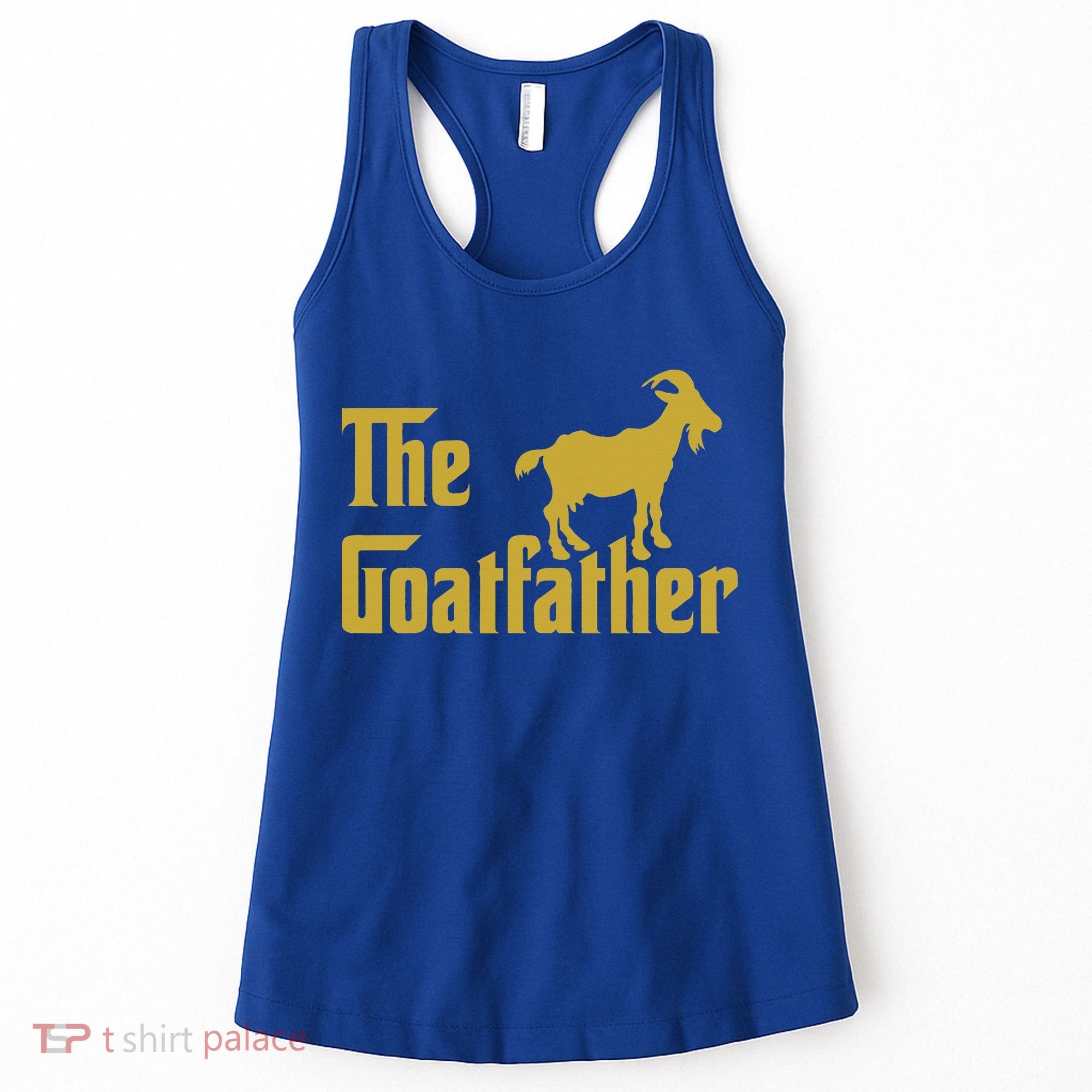 The Goatfather Funny Goat Father Goat Farmer Goat Lover Women's Tank Top
