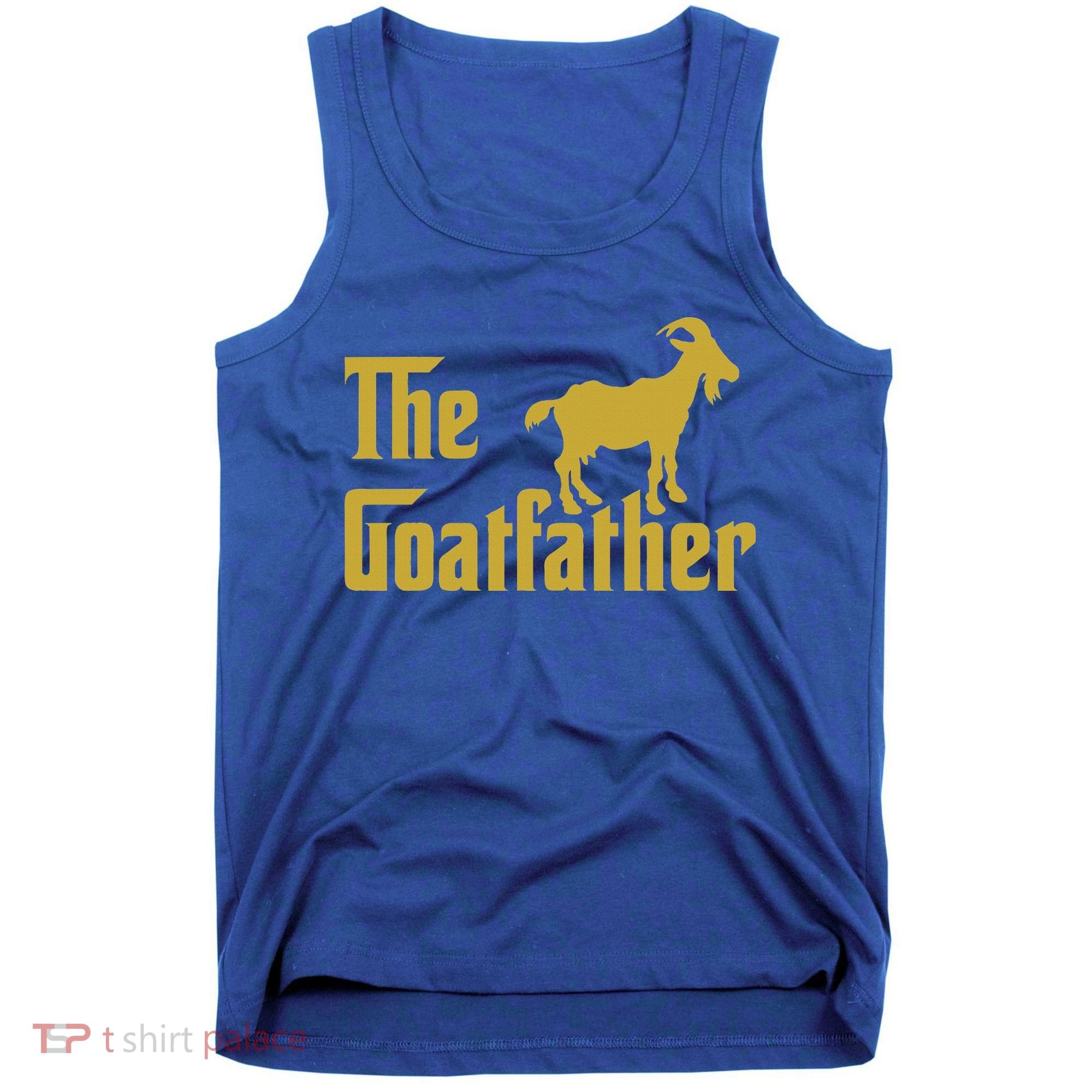 The Goatfather Funny Goat Father Goat Farmer Goat Lover Tank Top