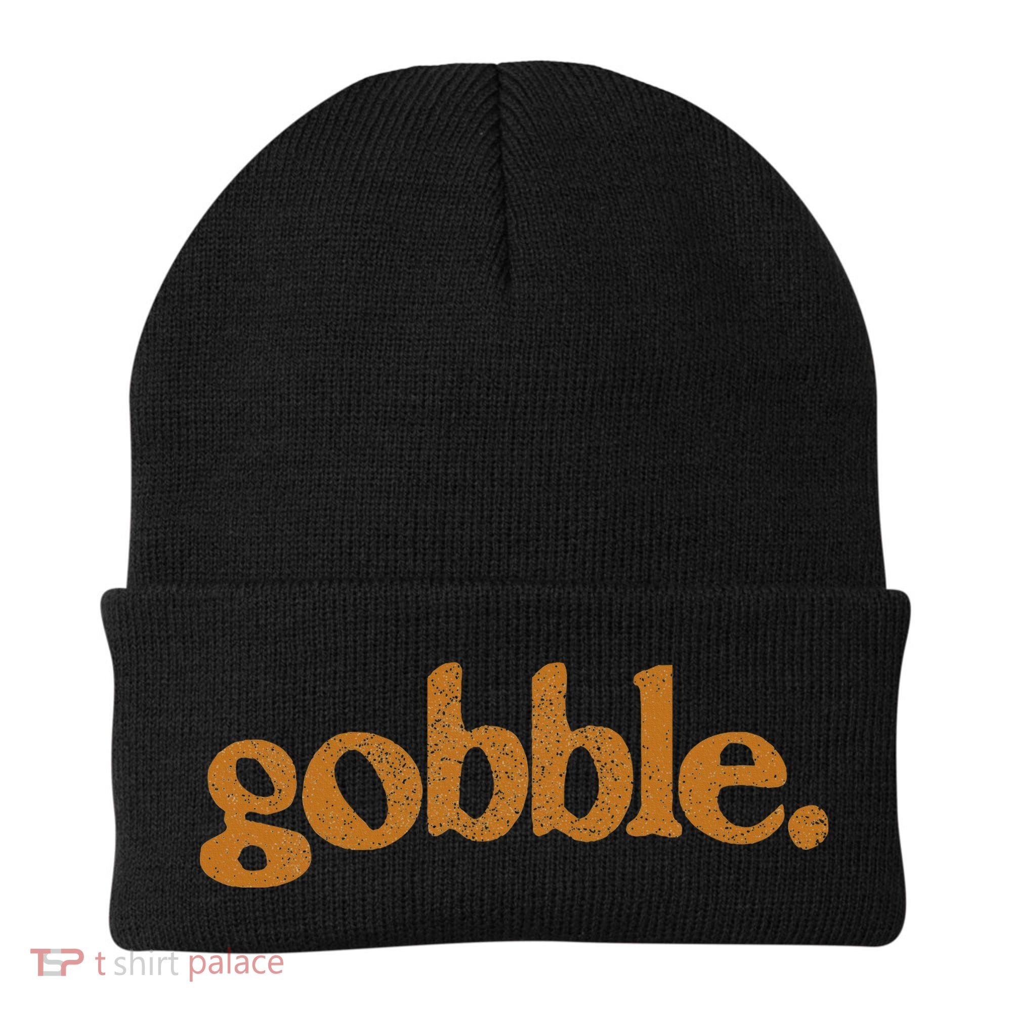 Thanksgiving Gobble Funny Turkey Day Beanie