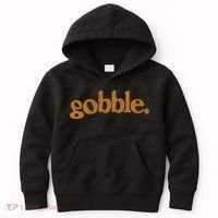 Thanksgiving Gobble Funny Turkey Day Kids Hoodie thumb 0