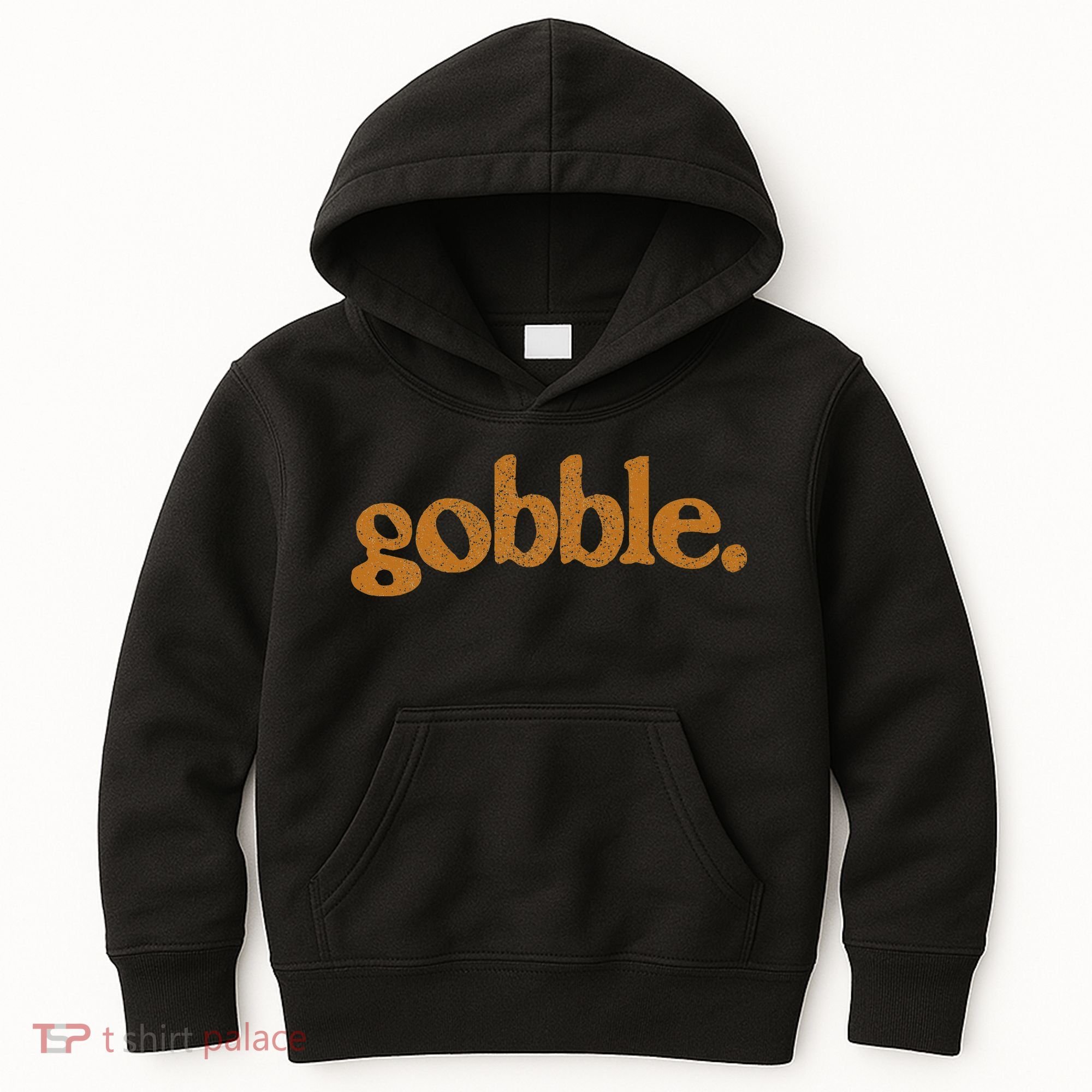 Thanksgiving Gobble Funny Turkey Day Kids Hoodie