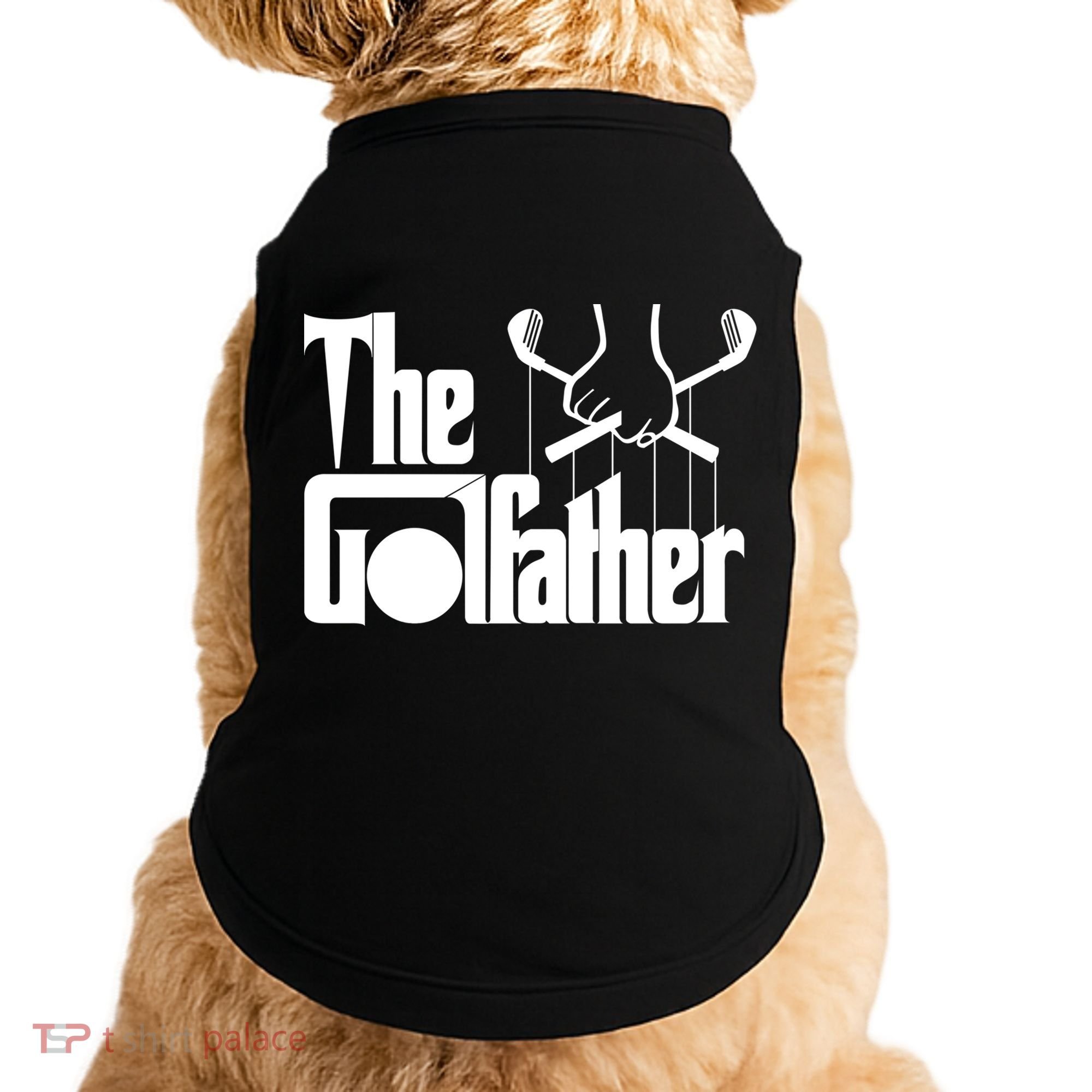 The Golf Father Funny Golfing Doggie Tank
