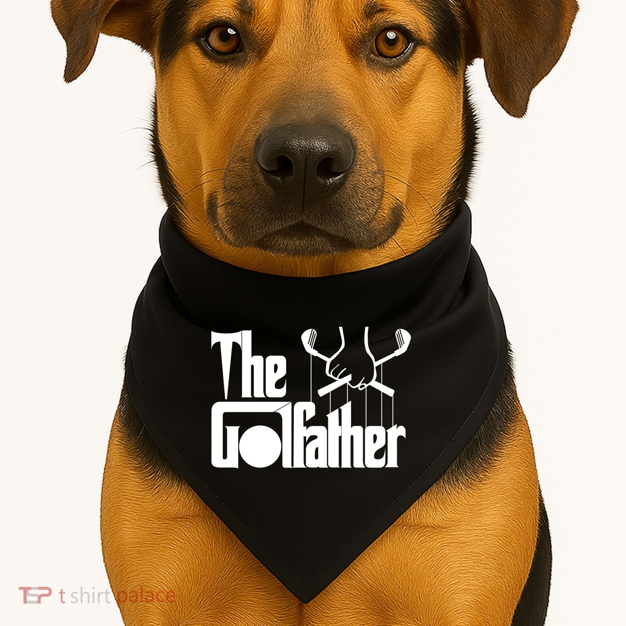 The Golf Father Funny Golfing USA-Made Doggie Bandana