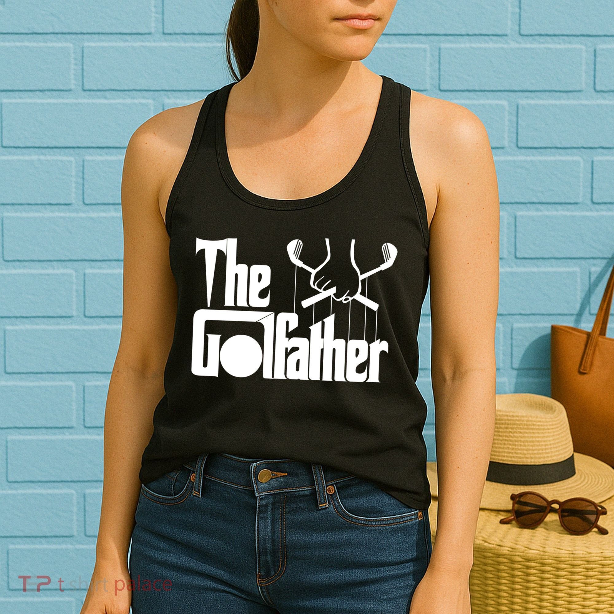 The Golf Father Funny Golfing Women's Tank Top