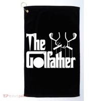 The Golf Father Funny Golfing Golf Towel thumb 0