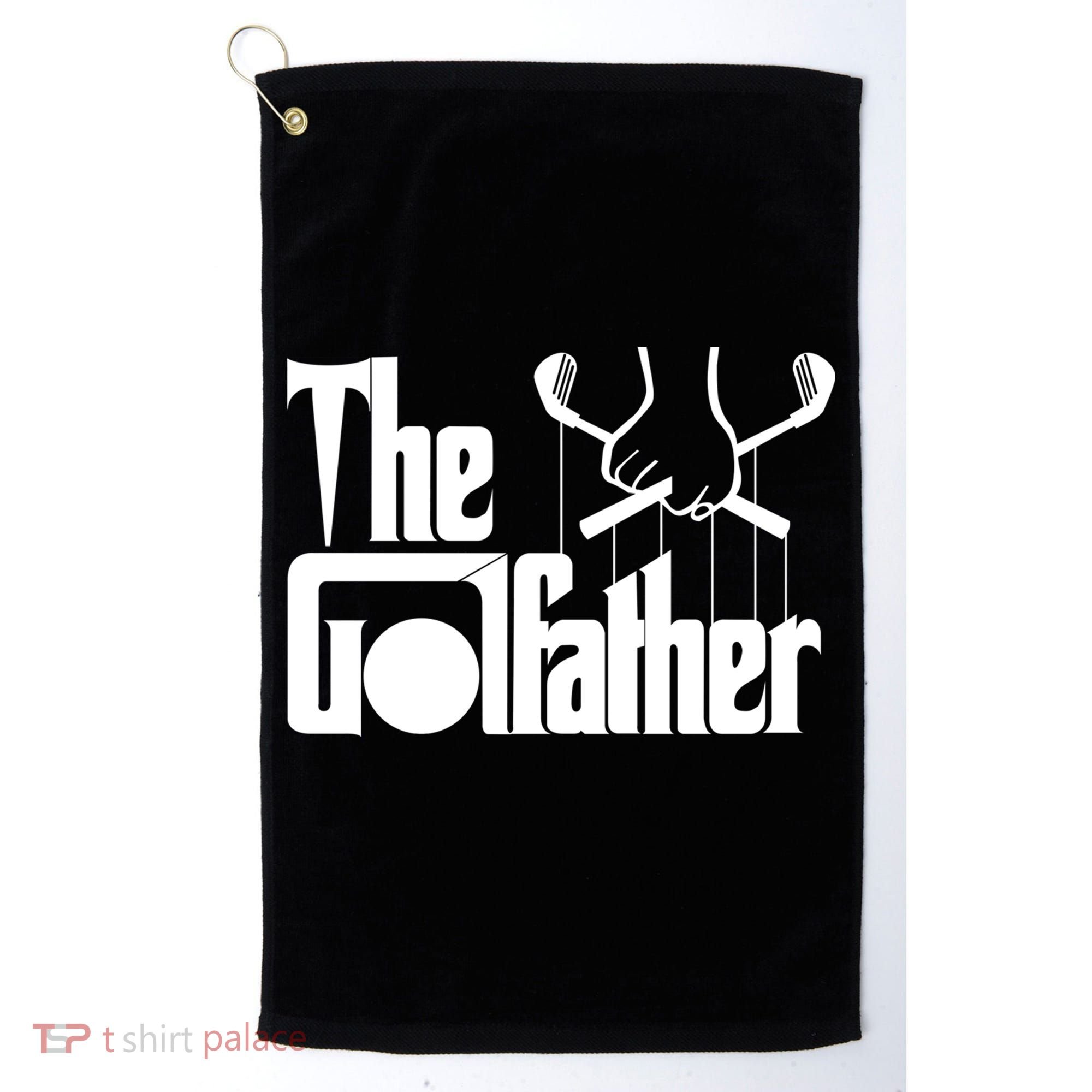 The Golf Father Funny Golfing Golf Towel