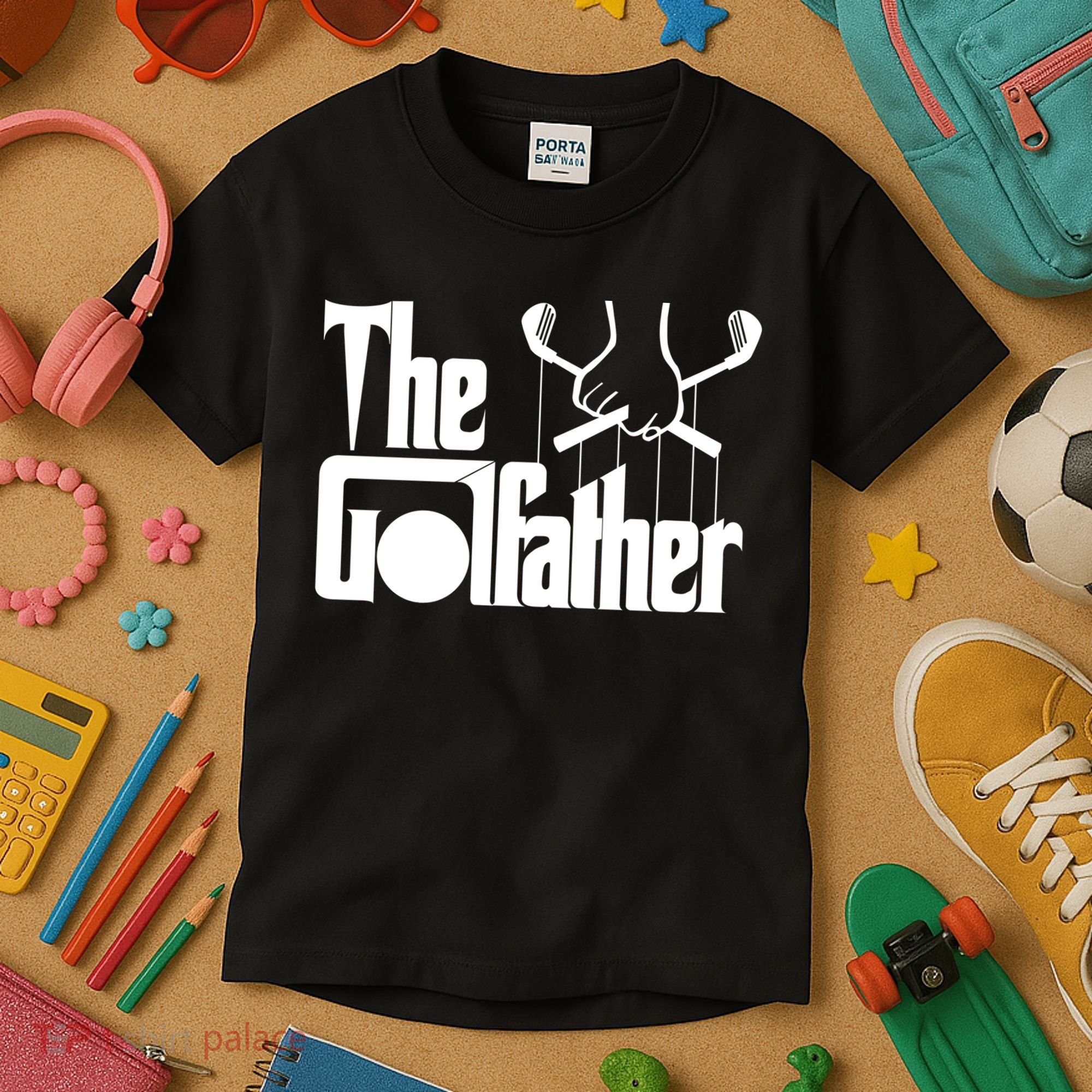The Golf Father Funny Golfing Kids T-Shirt