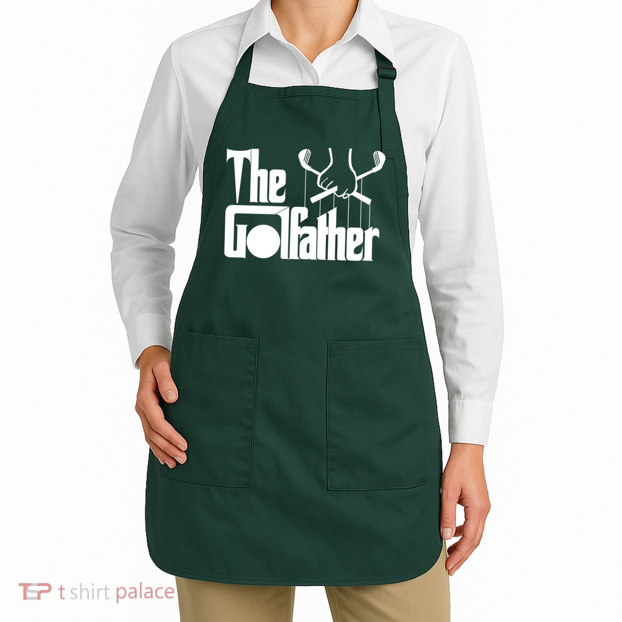 The Golf Father Funny Golfing Apron