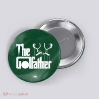 The Golf Father Funny Golfing Button thumb 0