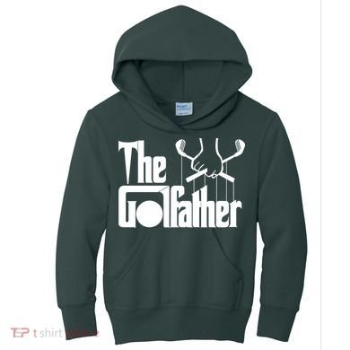 The Golf Father Funny Golfing Kids Hoodie