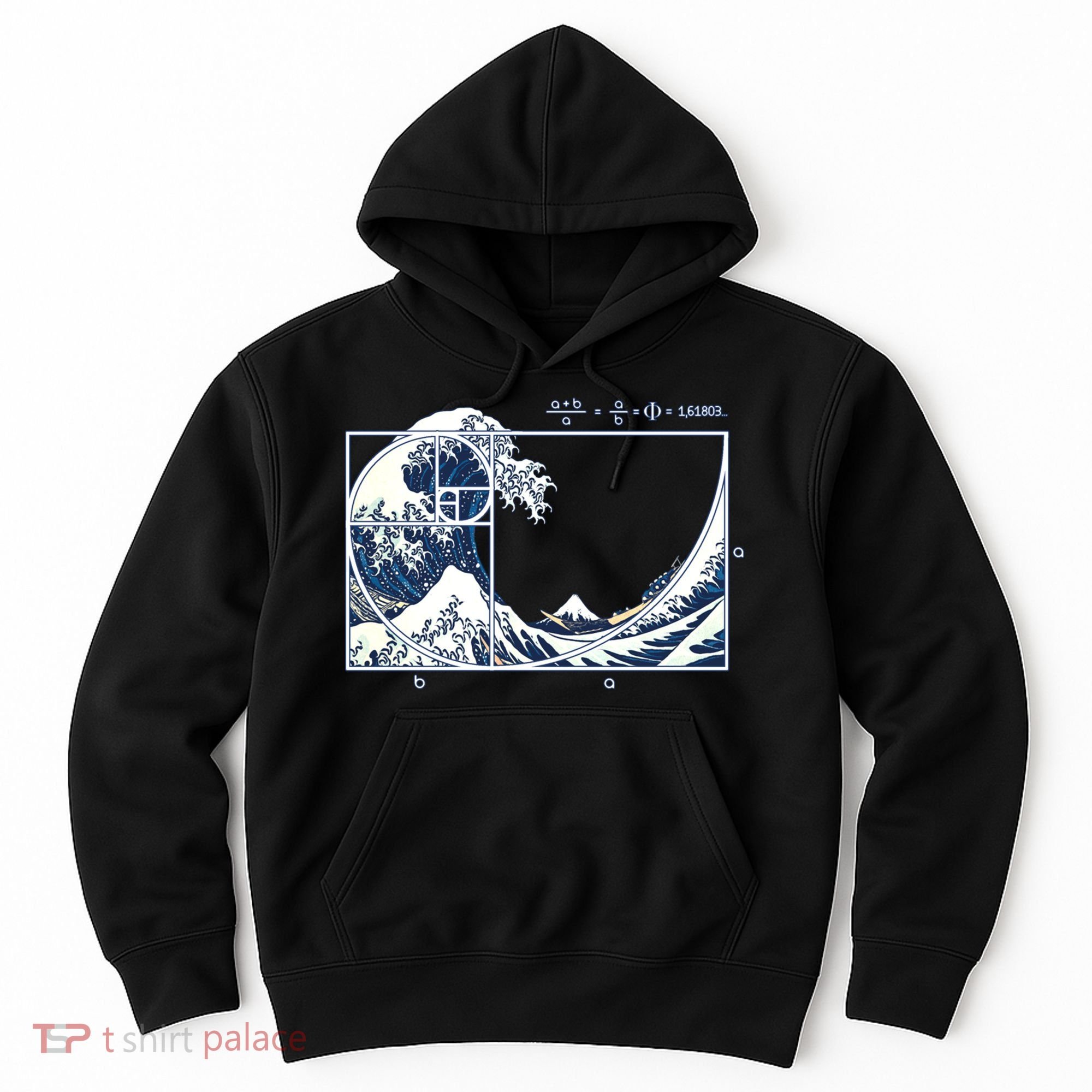 The Great Fibonacci Wave Hoodie