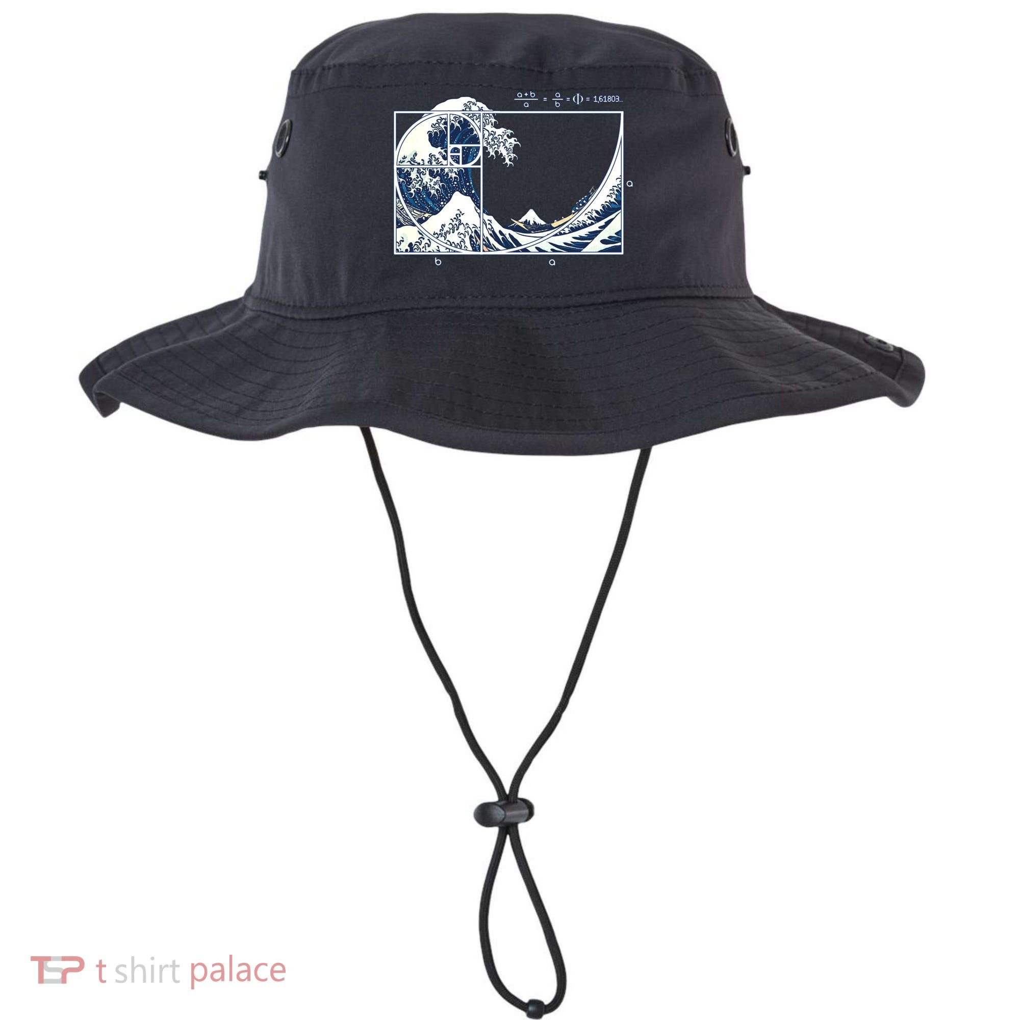 The Great Fibonacci Wave Bucket Hat