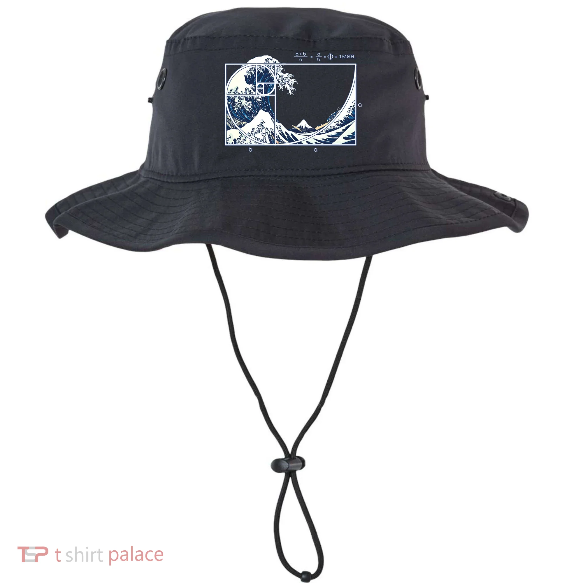 The Great Fibonacci Wave Bucket Hat