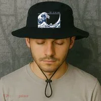 The Great Fibonacci Wave Bucket Hat thumb 2