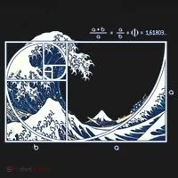 The Great Fibonacci Wave Bucket Hat thumb 4