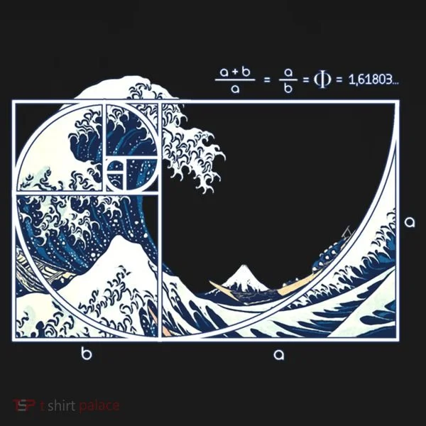 The Great Fibonacci Wave Bucket Hat